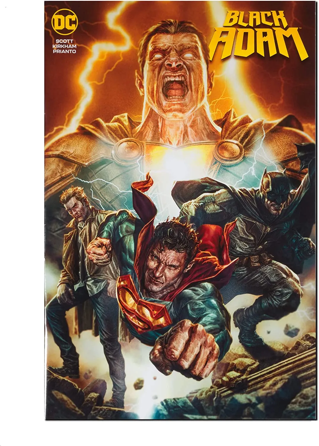 DC Direct Page Punchers: John Constantine w/Comic (Black Adam) 7" Action Figure