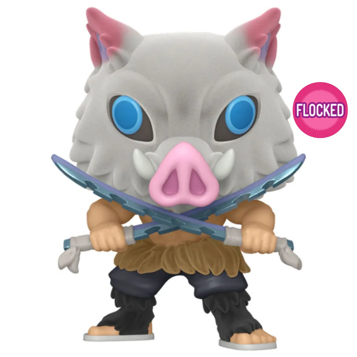 Demon Slayer - Inosuke Hashibira US Exclusive Flocked Pop! Vinyl