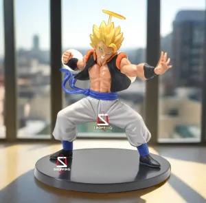 Dragon Ball Z Gogeta Super Saiyan with Halo Cute Action Figure | 15CM |