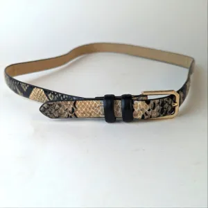 Faux Snake Skin Belt - 32"