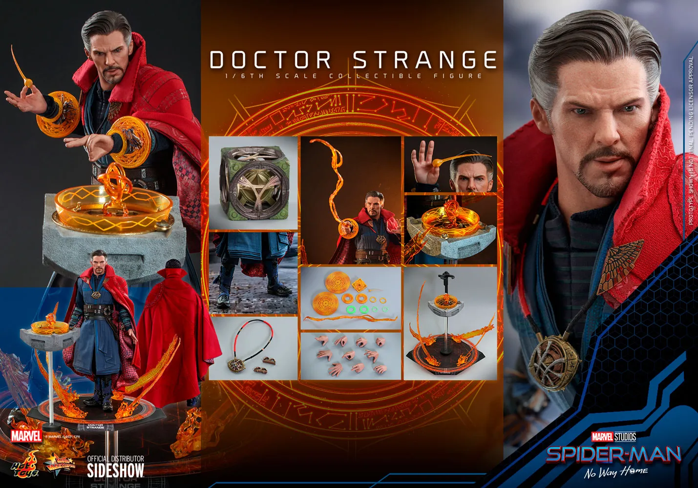 Hot Toys Movie Masterpiece 1/6 Scale Figure - Doctor Strange (Spider-Man: No Way Home)