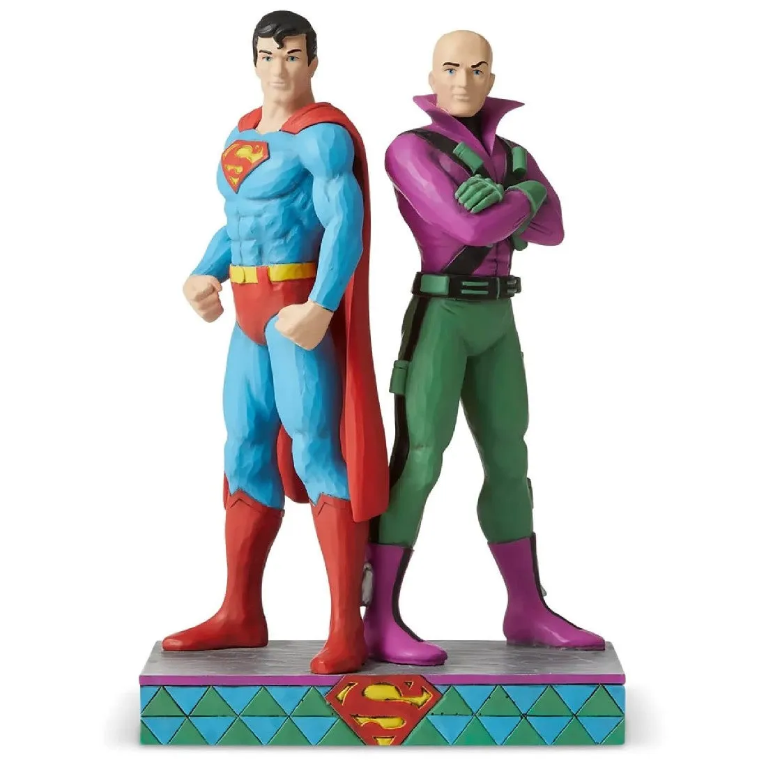 JIM SHORE DC COMICS SUPERMAN Vs LEX LUTHOR