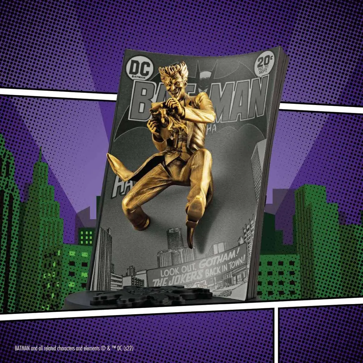 Joker Batman Volume 1 #251 Limited Edition Gilt Figurine by Royal Selangor