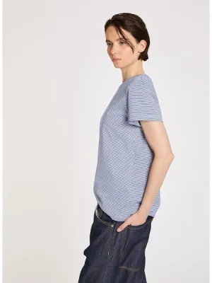 Lis Lareida Mascot Short Sleeve Tee in Ecru Stripe