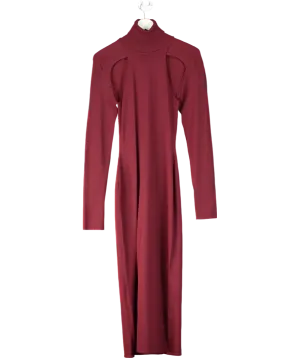 Mistress Rocks Red Cherry Cutout Midi Dress UK M