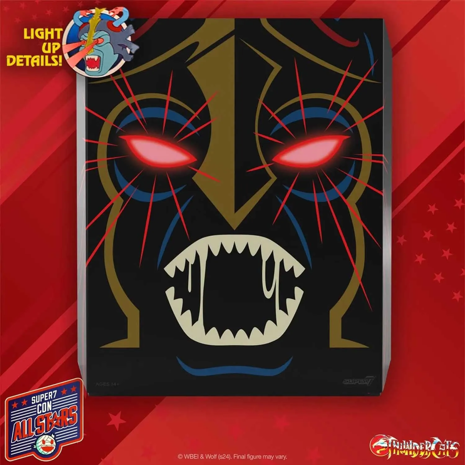 Super 7 - Thundercats Ultimates - Mumm-Ra (LED Eyes Version)