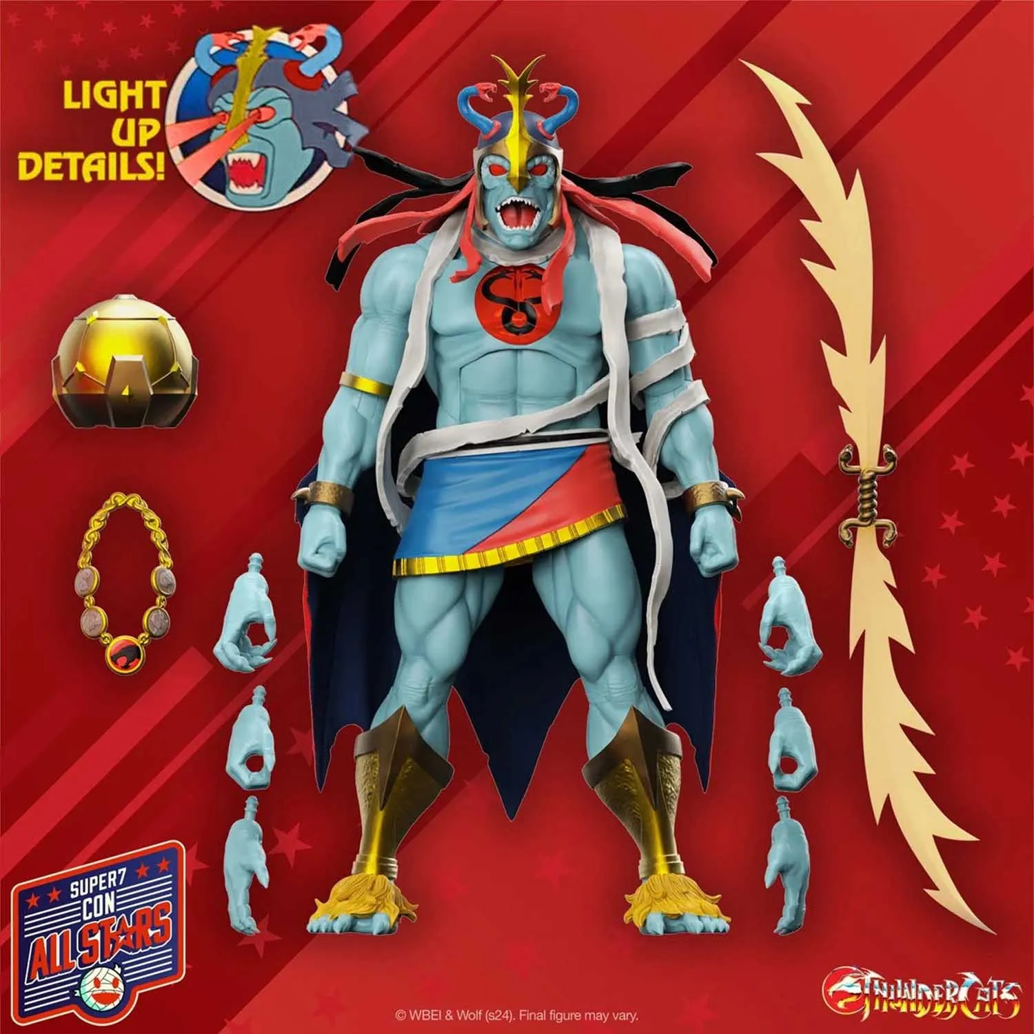 Super 7 - Thundercats Ultimates - Mumm-Ra (LED Eyes Version)