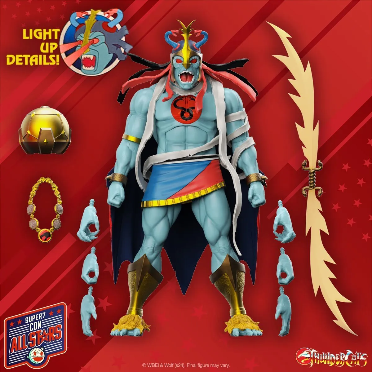 Super7 ThunderCats ULTIMATES! Mumm-Ra (LED Eyes)
